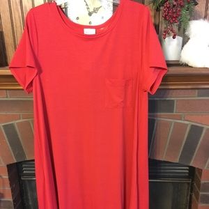 Lularoe Carly red size XL